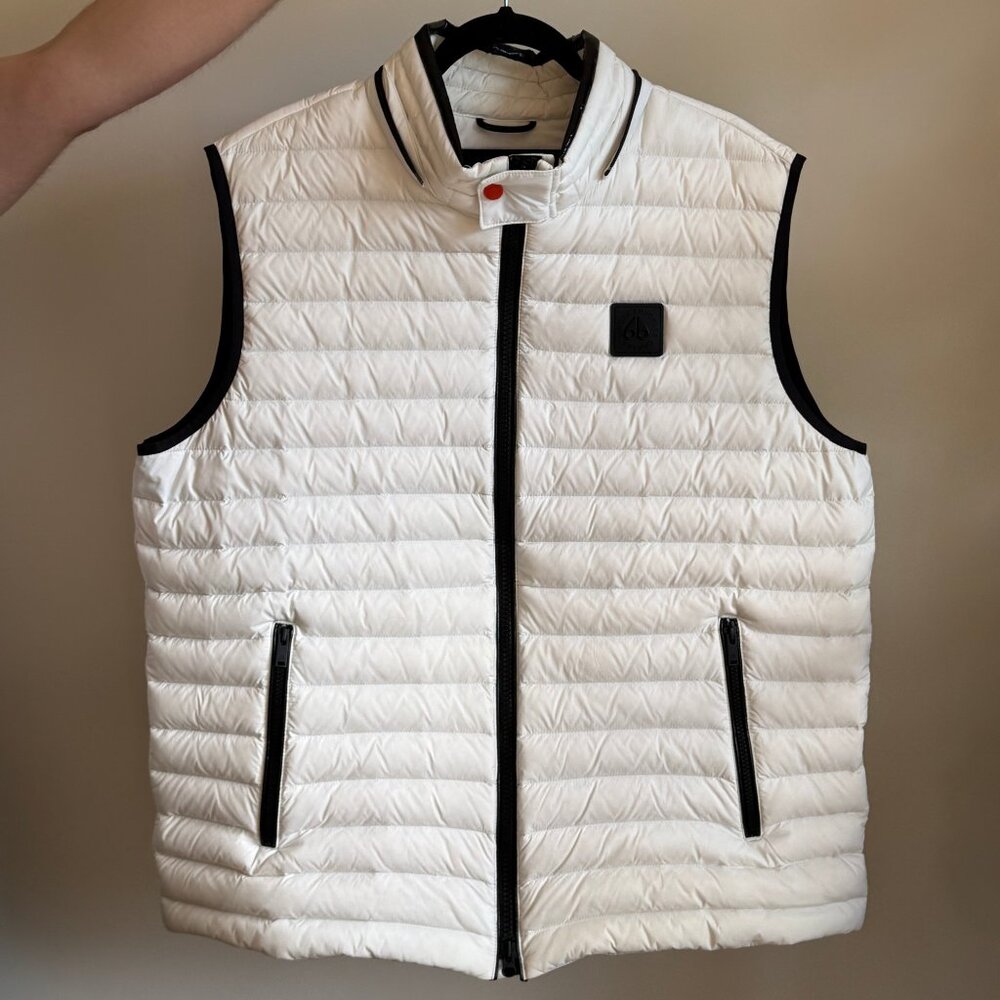 Moose Knuckles | White Puffer Vest